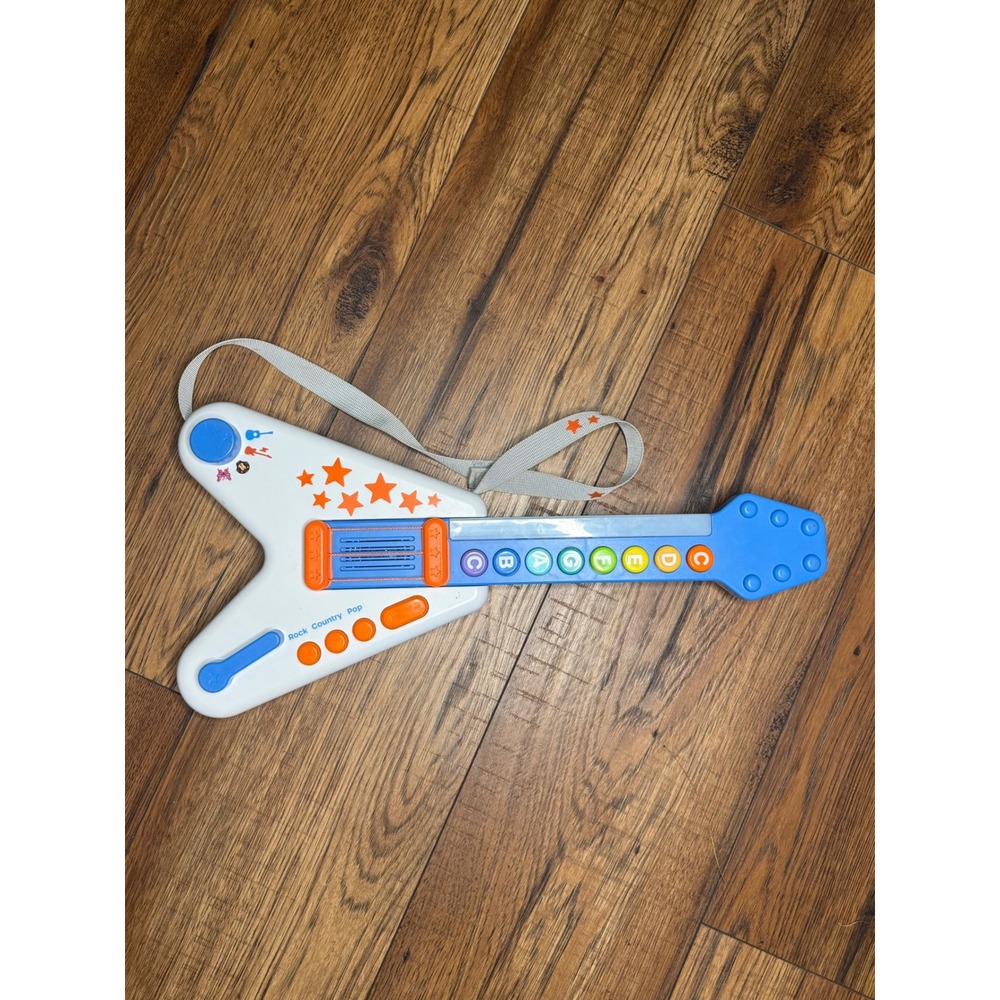 Geoffrey's Toy Box My Rockin' Guitar MerchSource Kids Electronic Toy Guitar